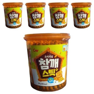 청우식품 참깨스틱 진, 220g, 5개 (10,500원)