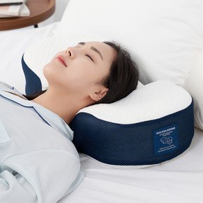 무로 쿨쿨넨네 3D 메모리폼 경추 베개, 화이트 + 네이비, 1개 (29,800원)