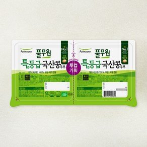 풀무원 특등급 국산콩 두부 부침찌개 겸용, 300g, 2개입 (4,980원)