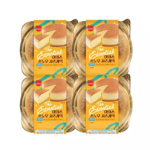 삼립 디에센셜 아이스 스노우 치즈케익 170g 4입 (15,120원/무료)