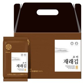 자연나라김 재래 도시락김 5g x 24p, 1세트 (9,590원)