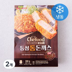 쉐푸드 등심 통 돈까스 (냉동), 300g, 2개 (9,480원) (15,000이상무료)