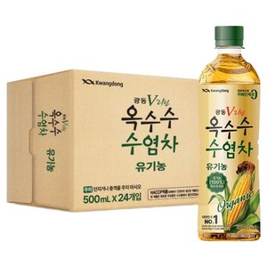 광동 V라인 유기농 옥수수수염차, 500ml, 24개 (17,510원/무료)