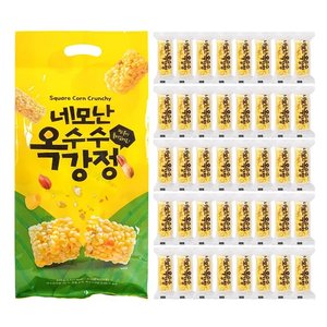 네모난 옥수수강정 320g 40개입 3봉 + 뽀로로 한입 크리스피롤 블루베리 (11,550원) (무료)