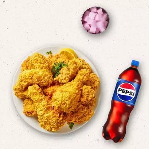 후라이드+콜라1.25L (15,900원) (무료)