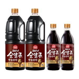 해표 순알콩 양조간장 1.8L 2개 + 500ml 2개 (11,900원/무료)