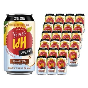 갈아만든배 저칼로리, 340ml, 24개 (10,160원) (와우무료)