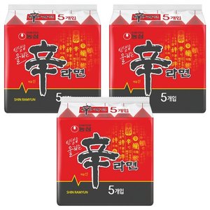 신라면 120g 15개 (9,990원/무료)