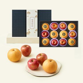 정과담음 사과 6입 + 배 6입 혼합선물세트 1호, 5kg, 1세트 (55,900원)