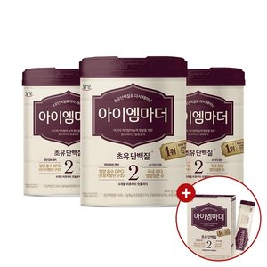 아이엠마더 2,3단계 800g 6캔 + 스틱20입 1박스 (144,100원/무배)