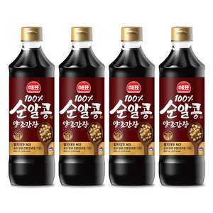 해표 순알콩 양조간장 840ml*4 (7,300원 무배)