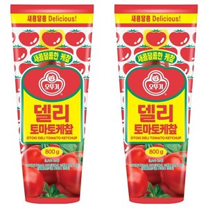 오뚜기 델리 토마토 케찹, 800g, 2개 (4,580원) (무료)