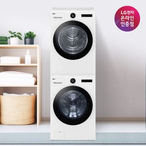 LG 트롬 오브제컬렉션 세탁기 건조기 세트 FX25WSR-2WQ 1등급(카드 2,468,710원/무료)