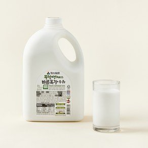 파스퇴르 무항생제 인증 바른목장 우유, 2.3L, 1개 (9,980원)