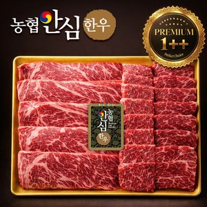 농협안심한우 프리미엄 1++ 한우 구이용 세트 600g (44,900원/무배)