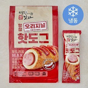 명랑시대 명랑 오리지널 핫도그 (냉동), 85g, 1개, 8개입 (12,650원)