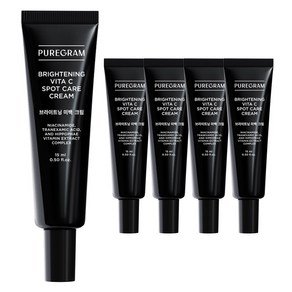 퓨어그램 1위 기미 잡티 크림 7일 개선 멜라닌 색소침착 나이아신아마이드 트라넥삼산, 15ml, 5개 (12,900원)