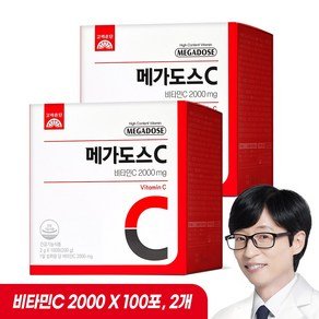 메가도스 C 고려은단 비타민C 100p, 200g, 2개 (36,660원)