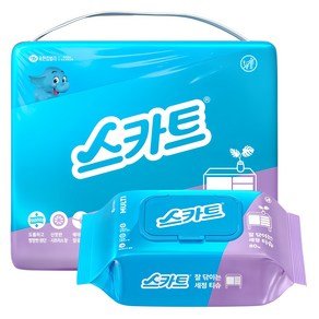 스카트 잘 닦이는 세정티슈, 4개 (6,320원)