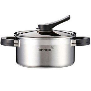 해피콜 인덕션 넘침방지 3중 스테인레스 양손냄비, 18cm, 1개 (32,900원)