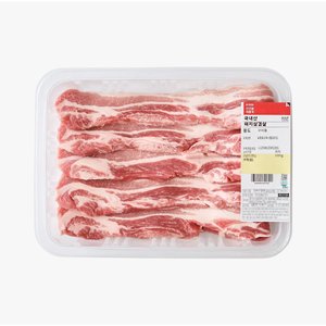 롯데마트 국내산 삼겹살 1kg (18,526원/무료)