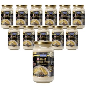 오뚜기 프레스코 비프페퍼크림 파스타소스, 370g, 12개 (97,500원)