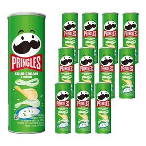 프링글스 사워크림 앤 어니언, 110g, 12개 (15,570원/무료)
