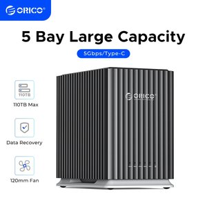 ORICO HDD 도킹 스테이션 5베이 개인용 스토리지 (77원 / 0)