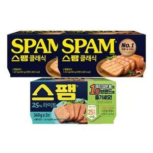 스팸 340g 9캔 (22,800원/무료)