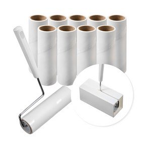 코멧 사선컷팅 테이프 클리너 핸들 + 거치대 + 리필 10개 (16cm x 12m), 1개 (9,990원)