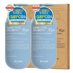 바이아우어 티트리 스칼프 쿨링 탈모 샴푸 그린 애플 민트, 1.017L, 2개 (25,020원)