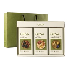 올가홀푸드 전통 발효 진액 약도라지 10g x 10p + 생강 진액 10g x 10p + 흑마늘 10g x 10p 진액 선물세트, 1세트 (19,500원)