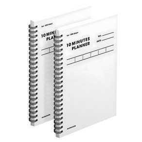 모트모트 텐미닛 플래너 100데이즈, 화이트, 2개 (9,480원)