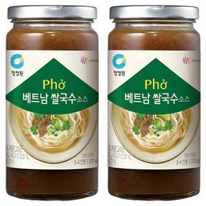 청정원 베트남 쌀국수 소스, 370g, 2개 (4,780원)