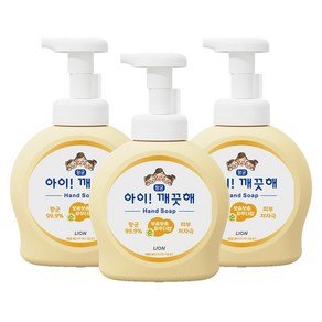 아이깨끗해 항균 폼 핸드솝 순 보송보송 파우더향, 490ml, 3개 (11,020원)
