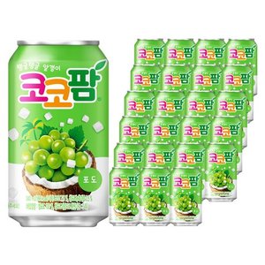 코코팜 탱글탱글 알갱이 포도 340ml 24개 (12,410원) (무료)