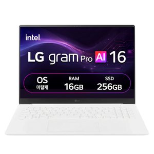 LG전자 2025 그램 프로 AI 16 코어 Ultra5에센스 화이트 · 256GB · 16GB · Free DOS · 16ZD90TS-GX5PK (1,519,000원)