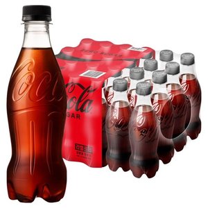 코카콜라 제로 무라벨, 370ml, 24개 (15,460원/무료)