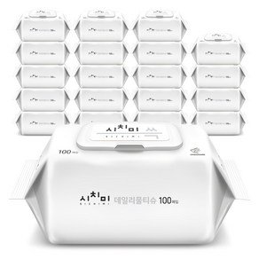 한스웰 시치미 쓱 데일리 물티슈 캡형, 50g, 100개입, 20개 (20,600원)