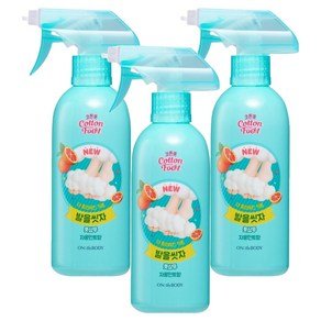 온더바디 코튼풋 발을 씻자 풋샴푸 자몽 민트향, 1개입, 3개, 385ml (12,490원)