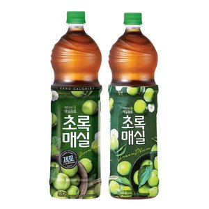 초록매실+초록매실제로 1.5L 6개 (9,540원) (무료)