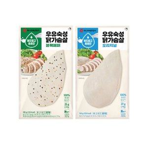 마니커에프앤지 우유숙성 냉장 닭가슴살 블랙페퍼맛, 110g, 21개(21950원/네멤무료)