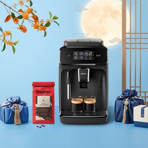필립스 1200시리즈 전자동 원두 커피머신 라떼클래식 EP1220/19 + 테라로사 원두 국민카드 (280,720원) (무료)