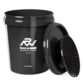 로드위너 대용량 세차 버킷 + 그릿가드 + 뚜껑 세트, 20L, 혼합색상 (12,660원)