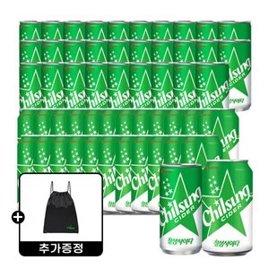 칠성사이다 210ml 30캔 + 350ml 24캔 + 짐색 1개 (22,900원) (무료)