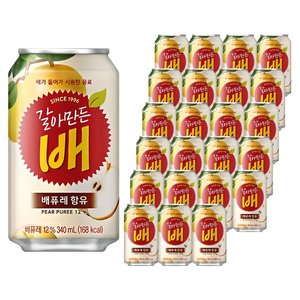 갈아만든배, 340ml, 24개 (12,360원/무료)