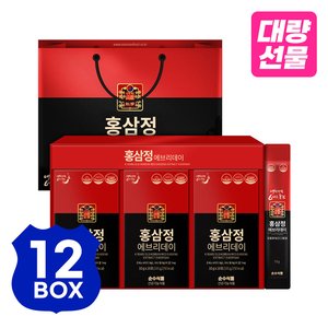 홍삼정 홍삼스틱 진액 30포 12박스 선물세트 (169,920원/무료)