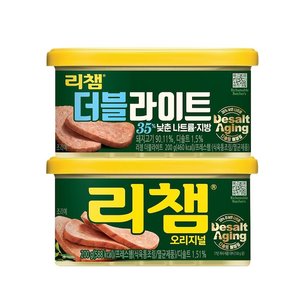 리챔오리지널 200g x 8캔+더블라이트 200g x 8캔 (29,730원/무료)