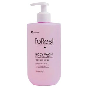 그린핑거 포레스트 릴렉싱 아로마 저자극 바디워시 플로럴향, 500ml, 1개 (4,450원)