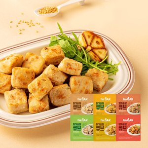 닭가슴살 큐브 100g 6종 8팩+8팩 골라담기 (22980원/무배)